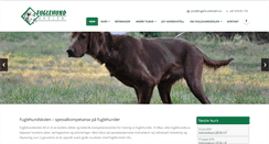 Desktop Screenshot of fuglehundskolen.no